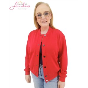 Enjoy Jasje Bomber 183262 Rood Enjoy Jasje Bomber 183262 Rood